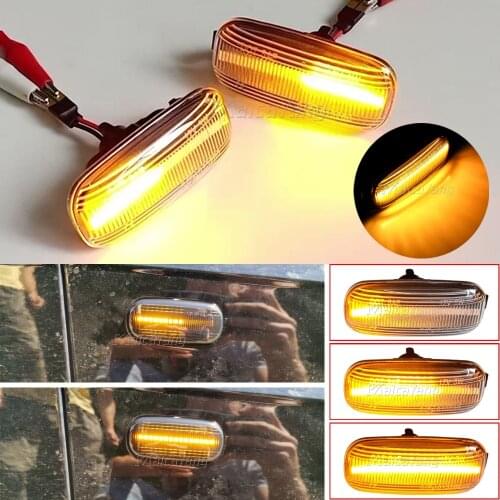 2Pcs Led Dynamic Side Marker Turn Signal Light Sequential Blinker Lamp For Audi A3 8P A4 B6 B7 A8 A6 S6 C5 C6 4f Pre-facelift