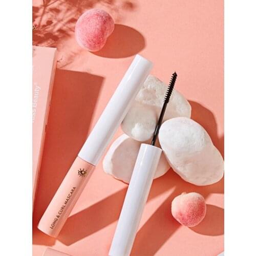 Mascara 5ML Waterproof Thick Non-Smudge Natural Mascara Brush Eyelash Cream Easy To Dry Black Brown Mascara Eye Makeup Tool