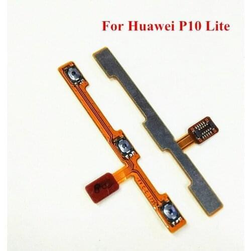 10pcs/Lot Power On Off Volume Up Down Button Key Flex Cable For Huawei P10 Lite / Nova Lite