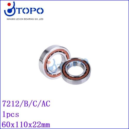60*110*22 Angular contact ball bearing7212 B/C/AC