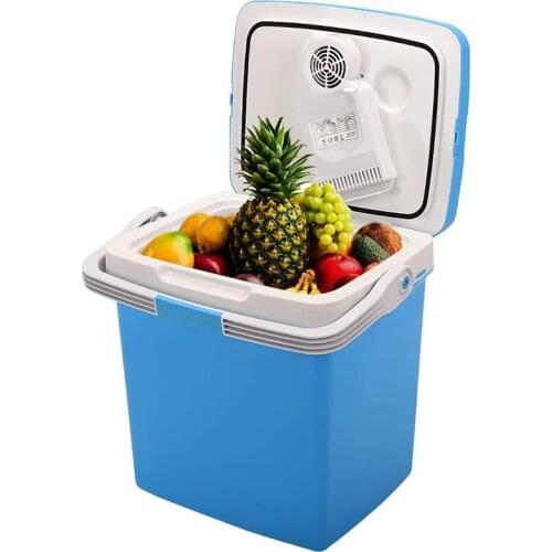 24L Car Home Auto Refrigerator Mini Fridges DC12 Freezer Cooler Heater Keep Food Warm Fresh for Car Home Pinic Camping AC220V