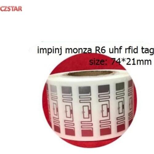 Long range impinj monza r6 uhf rfid tag MR6 sticker adhesive epc gen2 uhf tag wet inlay with free smartrac dogbone tag sample
