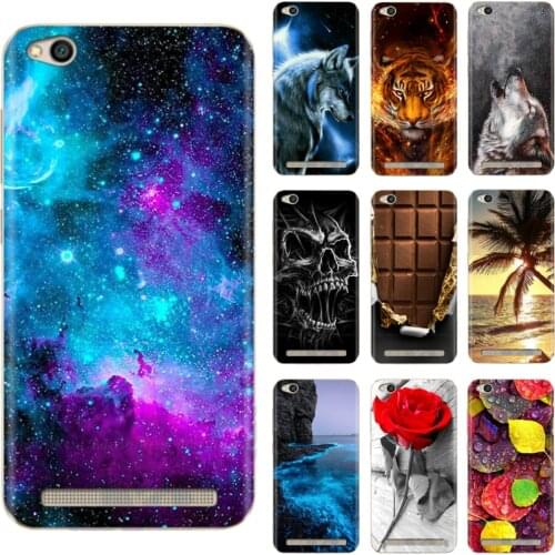 5.0" for Xiaomi Redmi 5A Case Cover Silicon Soft Case for Xiaomi Redmi 5A Cover Cat Flower Fundas for Xiaomi Redmi 5A Capa Coque