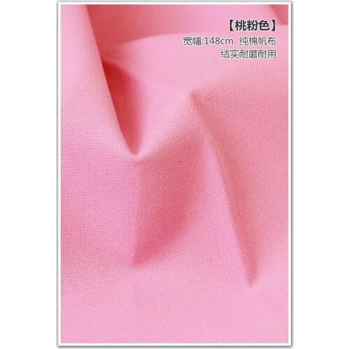 Dailylike 0.5m Solid Cotton Canvas Handmade DIY Cloth Fabric British Japanese Wind Cartoon Flowers and Animals Fabric Embroidery