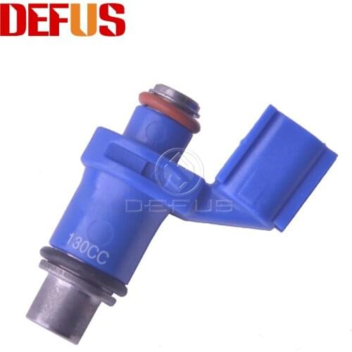 DEFUS 1X Replacement 130cc/min 2 holes Motorcycle Fuel Injector for Y15zr Ya-maha Motorbike Nozzle Injection Engine System Bico