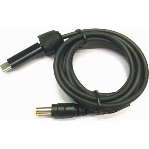 USB 3.1 Type C USB-C Male to DC 5.5X2.5mm Male Power Jack Extension Charge Cable Charging Cord (Type c to 5.5X2.5mm)