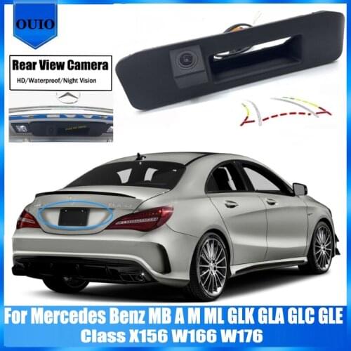 Rear View Parking Camera For Mercedes Benz MB A M ML GLK GLA GLC GLE Class X156 W166 W176 Trunk Handle Backup Reversing Camera