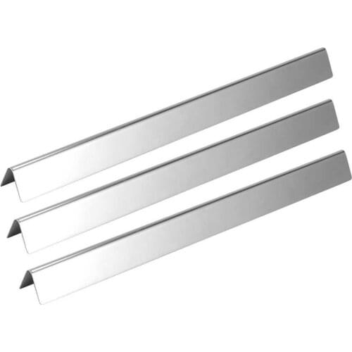 3Pcs Stainless Steel Gas Grill Heat Plate BBQ Heat Tents Fit for Weber/Spirit Series Grill BBQ Parts
