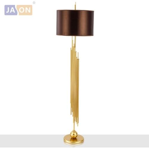 Led e27 Nordic Iron Fabric Golden Designer LED Lamp LED Light LED Floor Lamp Floor Light For Foyer Dinning Room Bedroom Store