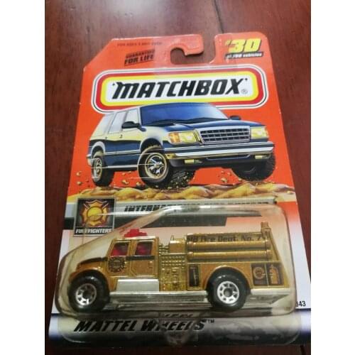 Matchbox 1/64 INTERNATIONAL PUMPER Collection Metal Die-cast Simulation Model Cars Toys