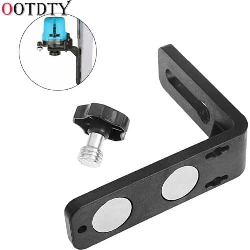 OOTDTY Durable Laser Level Bracket Super Strong Magnet Attracts L-bracket Leveling New