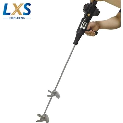 50~2500 r/min Aluminium Alloy Blade Portable Mixer Machine Pneumatic Agitator for Liquid Mixing