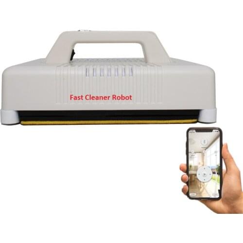 Operation detect frame and frame-less robot glass window cleaning wiper with remote control
