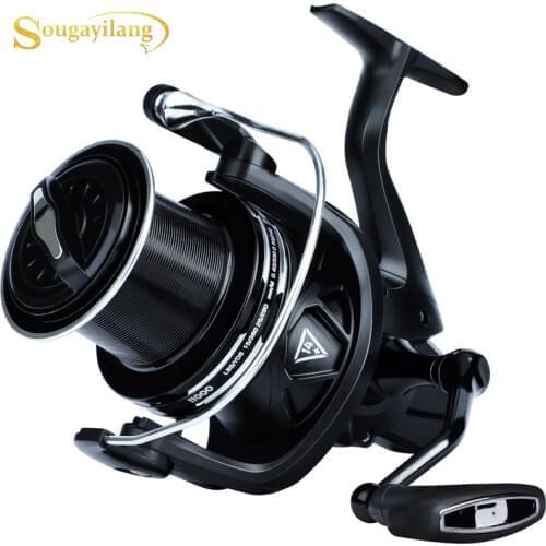 Sougayilang Fishing Reel 10000/11000/12000 Series Surf Fishing Reel Ultra Smooth Powerful Spinning Reel for Saltwater Freshwater
