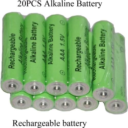Soravess 2-20pcs Alkaline 1.5v AAA Rechargeable Battery 10440 Cell 2000mah For Led Flashlight Toys Clock Camera Remote Control