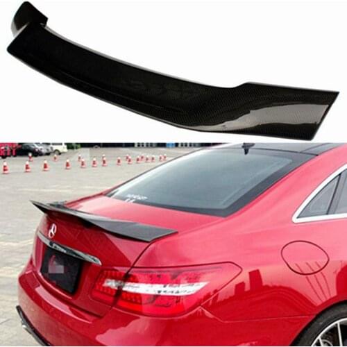 W207 C207 Carbon Fiber Trunk Spoiler R Style Wing For Mercedes benz E Class Coupe 2010 - 2016 E200 E250 E300 E350