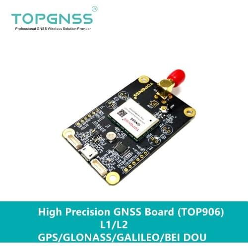 TOPGNSS RTK GPS module UAV UGV RTK high precision GNSS module ZED-F9P module GNSS board Output RTCM NMEA0183 RTCM TOP906