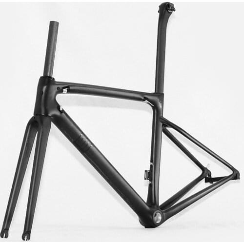 Bicycle racing frameset made in taiwan T800 carbon road frame for DPD ship 2020 NEW disc brake carbon road bike frame
