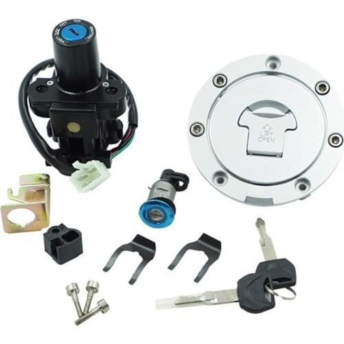 Motorcycle Ignition Switch Lock Fuel Gas Tank Cap Handle Locks Include Keys for Honda CBR600 CBR 600 RR CBR600RR F5 2005