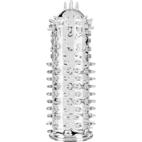 10pcs Rough Condoms Reusable Penis Sleeve Enlargement Extender Sex Toys For Men Couple Tools Erotic Cock Strapon Machine Shop