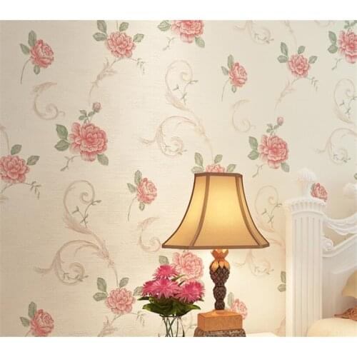 Beibehang European style garden flowers wallpaper for walls 3 d Desktop wall paper roll Covering mural wallpaper-3d behang mural