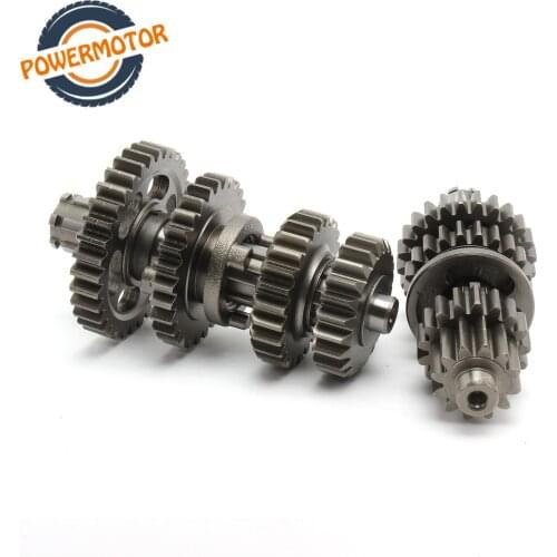 Fourth Gear Main Countershaft Transmission Gear Box Main Counter Shaft Fit For Lifan 125cc Electric Foot Start Engines ZB-110