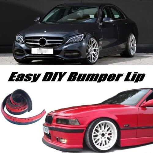 Bumper Lip Deflector For Mercedes Benz C C63 MB W202 W203 W204 W205 1993~2016 / Front Skirt Spoiler For Car Tuning Body Kit
