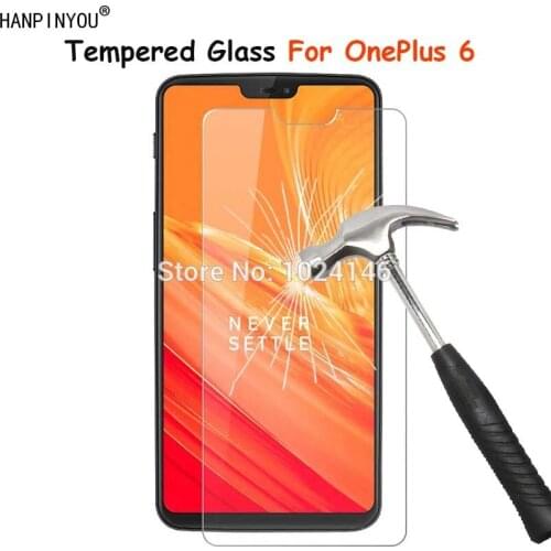 For OnePlus 6 A6000 1+ 6 6.28" Clear Tempered Glass Screen Protector Ultra Thin Explosion-proof Protective Film Toughened Guard