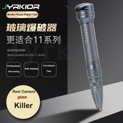 Jyrkior For iPhone X/XS MAX/11 Pro MAX/12 Pro MAX Rear Camera Disassembly Tools Back Glass Removal Repair Demolishing Pen