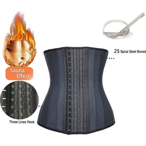 Waist Trainer Body Shaper 25 Steel Bones Womens Binders And Shapers Slimming Sheath Belly Women Slimming underwear