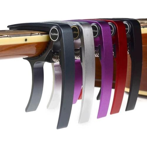 Metal Classic Guitar Folk Acoustic Electric Tuner Quick Change Trigger Guitar Capo Key Clamp