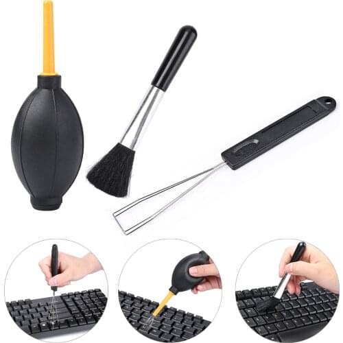 Cleaning Tools Accessories Dust Blower Ball Rubber, Brush, Keycap Remover Cleaning Tools for Lens Filter Digital Camera Keyboard
