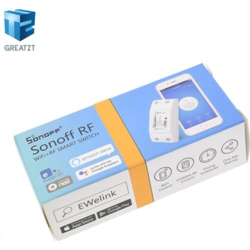 Sonoff RF WiFi Smart Switch Interruptor 433Mhz RF Receiver Intelligent Remote Wireless Control For Smart Home Wi-fi Light Switch