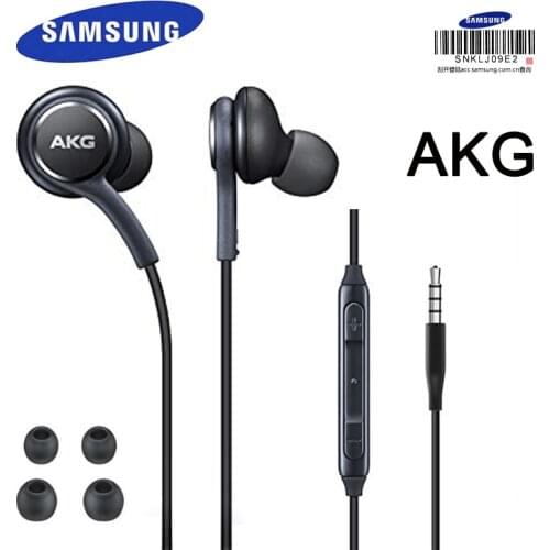 SAMSUNG AKG earphone In-line Control with Mic 3.5mm Wired Earphone Music Headset Sport Headset S10 S9 S8 Smart Phones