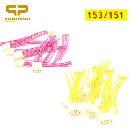 Universal 151 153 Modified Auto Power Window Switch 5Pin 5 Wire Harness Plug Adapter For Honda Wiring Harness Auto Accessories