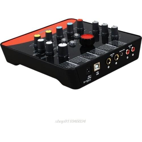 1 Set Upod Pro Professional External Sound Card Microphone 48V USB2.0 Recording Interface for Phone PC D25 20 Dropshipping