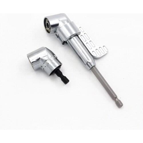 1pcs 1/4" 6mm Shank Angle Extension Driver Turning Hex Bit Magnetic Screwdriver Socket Holder Adaptor 105 Angle