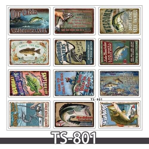 12 Pcs cartoon sea fishing stickers notebook/insulation cup/water cup/skateboard/mobile phone/hand account/refrigerator stickers