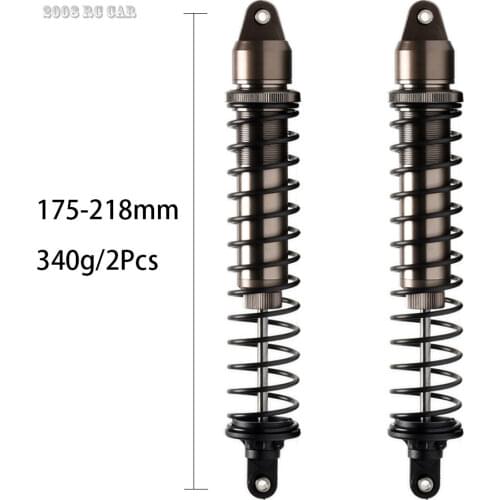 2PCS Aluminum Metal Oil Shock Absorbers Damper #7761 For RC Car Part 1/5 Traxxas X-Maxx X Maxx 77076-4 NEW ENRON 1:5 175-218mm