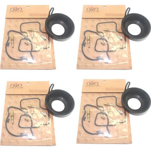 4set for CBR600F 1991-1994 CBR 600 CBR600 F Motorcycle carburetor repair kit plunger diaphragm