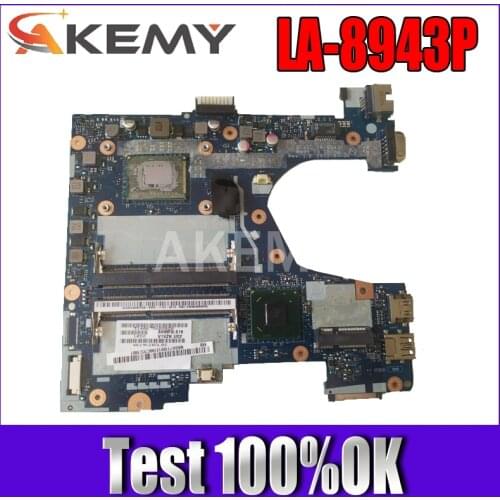 Akemy NBM3A1100L Q1VZC LA-8943P Mainboard For Acer aspire v5-131 v5-171 laptop motherboard I5-3337U CPU DDR3