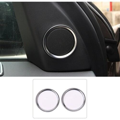 Car Door Audio Speaker Circle Trim Rings Decoration Decals For Land Rover Discovery Sport 2020