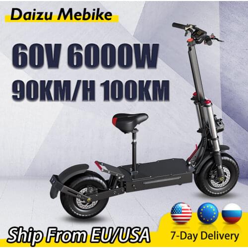 2021 New X13 Adults Electric Scooter 6000W Off Road Dual Motor 60V Electric Scooter Max Speed 80km/h E Scooter for Adults