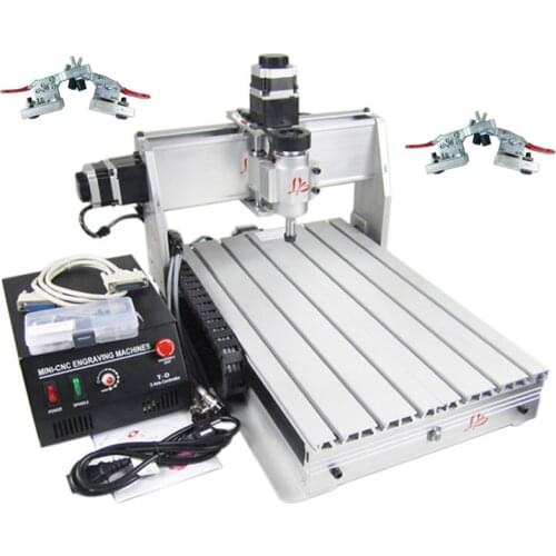 DIY 3040 CNC Machine User-friendly Wood CNC Milling Machine with free 4 pcs Plain Vice