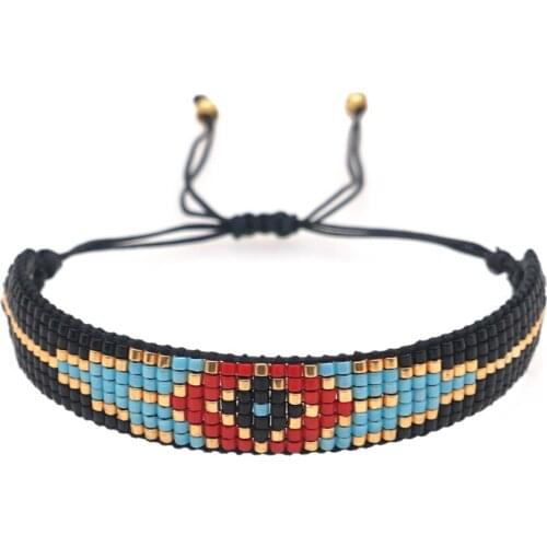 Go2boho 2021 Greek Eye Bracelets Miyuki Bracelet Lucky Gift Jewelry Turkish Evil Eye Pulseras Handmade Beaded Jewellery Women