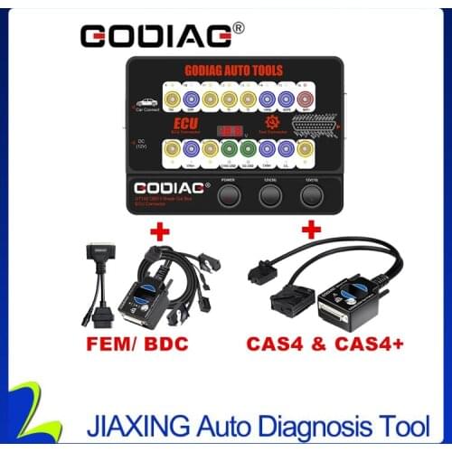 GODIAG GT100 Auto Tool OBDII Break Out Box ECU Connector Plus GODIAG For BMW CAS4 & CAS4+ and FEM/ BDC Programming Test Platform