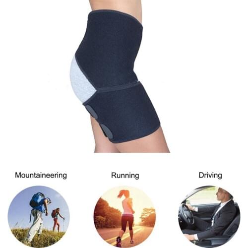 Bodymate Compression Wrap for Groin Hip Thigh Quad Hamstring Joints Sciatica Nerve Pain Relief Strap, Adjustable Support Brace