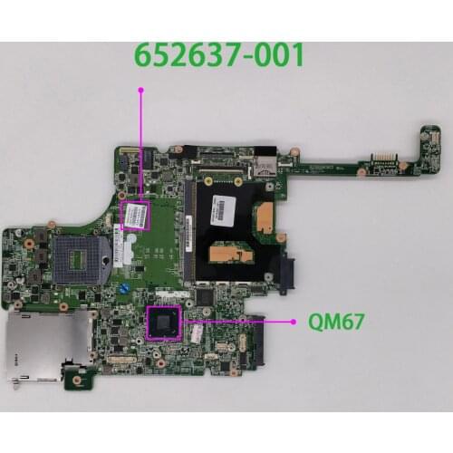 For HP EliteBook 8560w Series 652637-001 NoteBook PC Laptop Motherboard Mainboard Tested & Working Perfect