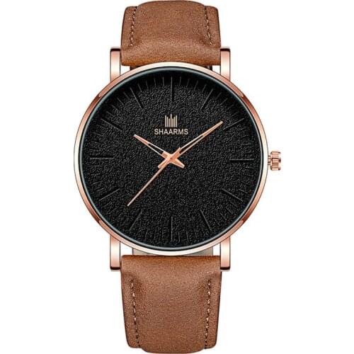 Fashion Watch Men Waterproof Leather Strap Minimalist Wrist Watches For Men Quartz Sports Watch Relogio Masculino montre homme
