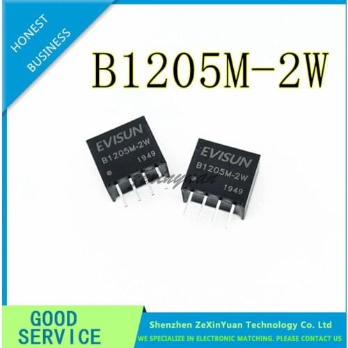 2PCS-10PCS B1205M-2W 12V TO 5V SIP-4 DC-DC power module